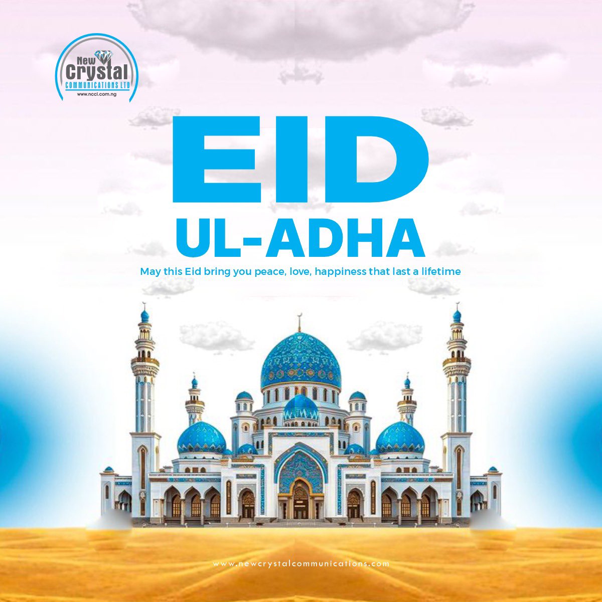 Newcrystalcomms's tweet photo. Eid Mubarak from all of us at #newcrystalcommunications https://t.co/HZync3jHhO