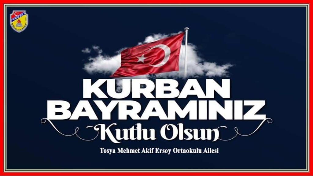 TosyaMAEO's tweet photo. Kurban Bayramınız Kutlu Olsun:)

Sağlıklı, huzurlu, başarılı ve mutlu nice bayramlara ulaşmanız dileğiyle...

https://t.co/1nVjsv80AX https://t.co/kgSi82mD8E
