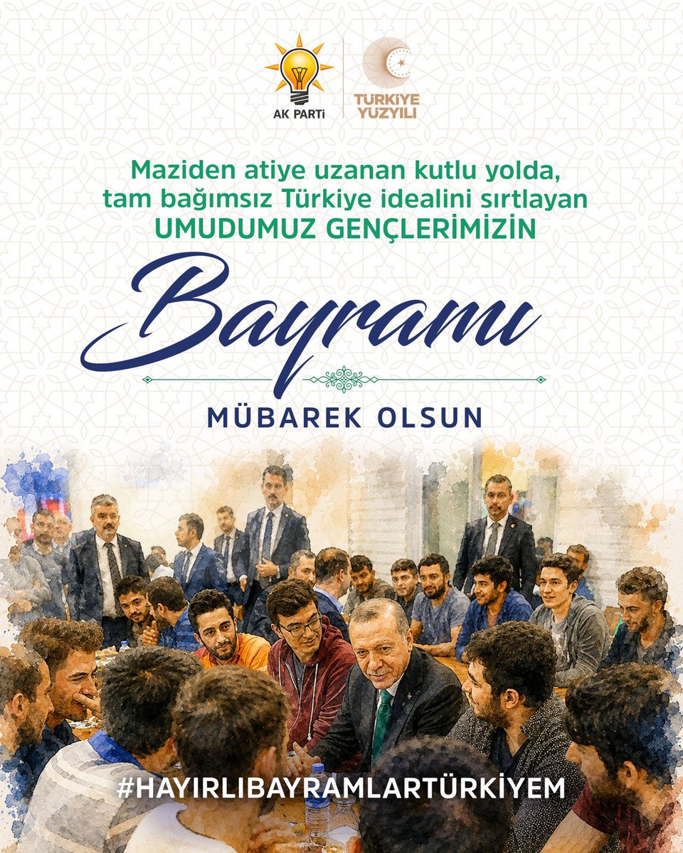MahmutZncc's tweet photo. Kurban Bayramı; paylaşmanın, dayanışmanın ve bizi bir arada tutan manevi değerlerin en güçlü şekilde hissedildiği kutlu bir buluşmadır.

Bayramın; aziz milletimize huzur, gönüllerimize ferahlık ve sofralarımıza bereket getirmesini diliyoruz.

#HayırlıBayramlarTürkiyem https://t.co/KwwTky93Rl