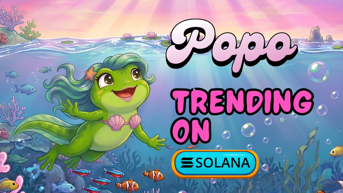 cute_popoqueen's tweet photo. $POPO just became the top trending project on Solana. The rise is real!☀️✅ https://t.co/PSNe3WfFdX