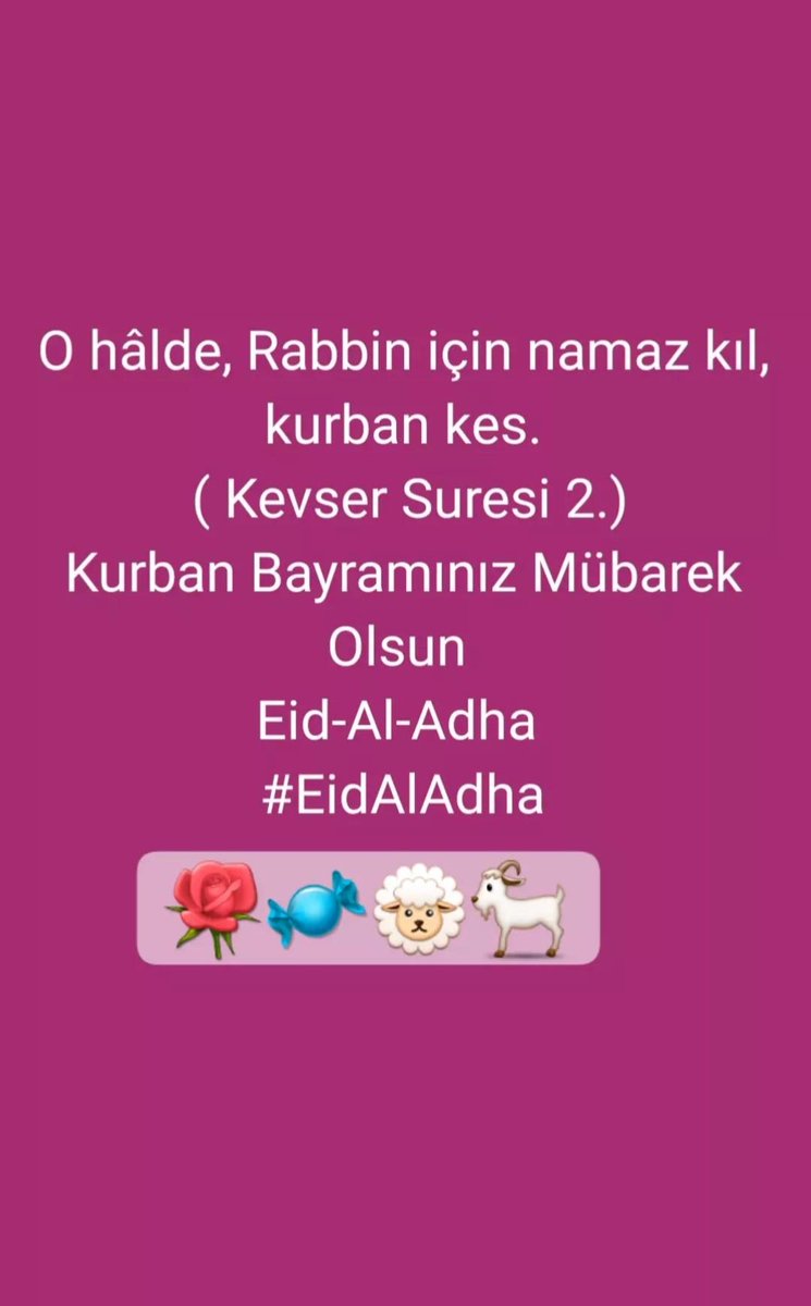colakesra20's tweet photo. Herkese Mutlu Bayramlar🐑🍬🍀🍬🍀🐑 Eid-Al-Adha #KurbanBayramı  #KurbanBayramımızMübarekOlsun #EidAlAdha https://t.co/4hcXcnZen2
