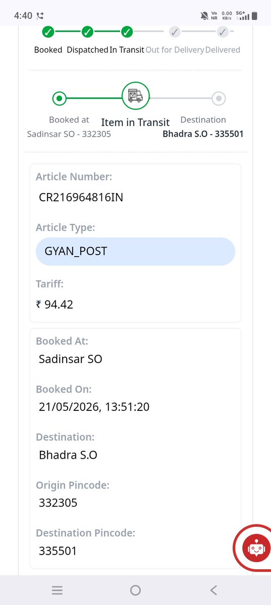 NathPublication's tweet photo. @IndiaPostOffice CR216964816IN yeh article number ah tk delivered nhi hue h bas idhar udhar ghum rhe h plz check it &amp; delivered it as as soon as possible @JM_Scindia @IndiaPostOffice https://t.co/IXuC8to56k