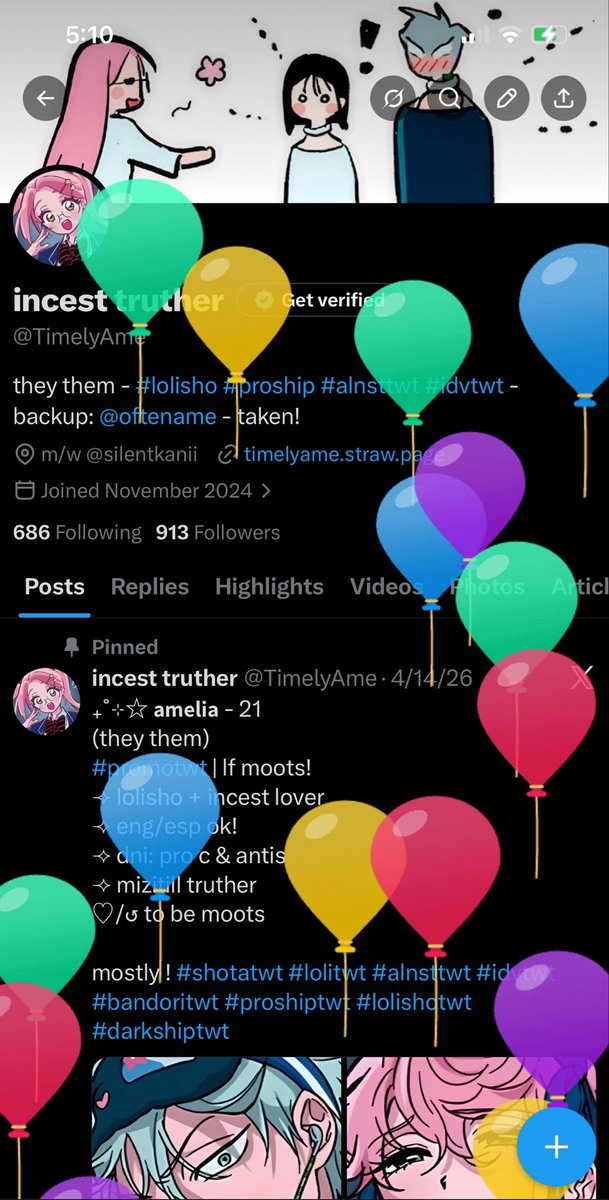 TimelyAme's tweet photo. today incest truther celebrates another year of being able to enjoy morally wrong FICTIONAL ship tropes. https://t.co/v0e8IyElmp
