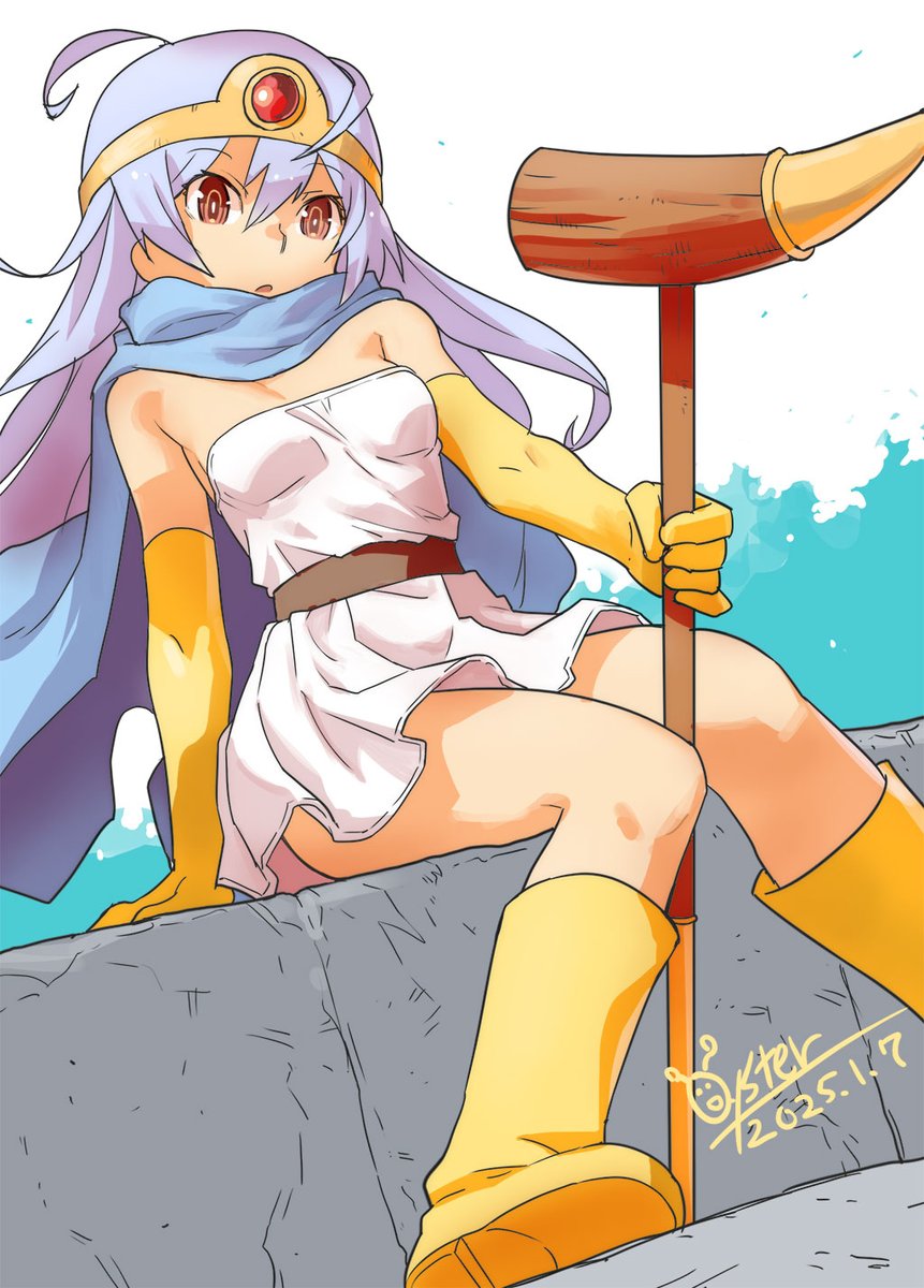 賢者(ドラゴンクエスト) 「ドラクエ40周年おめでとうございます。1月6日の3賢者の日に今まで2回賢者さんを」|OYSTERのイラスト