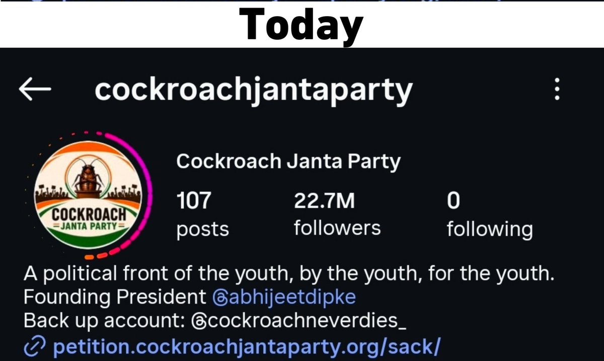 Hit Janta party 🪳 tweet media