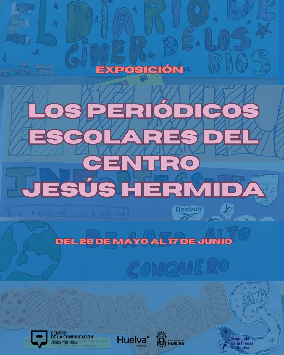 centrocjh's tweet photo. 📰 Los periódicos creados en nuestros talleres protagonizan una exposición muy especial en el auditorio del Centro.✍️ Creatividad y muchas historias contadas por los niños y niñas que han participado durante el curso.
🖼️ Inauguración mañana a las 11:00 h.
📅 Hasta el 17 de junio. https://t.co/eCPTqAtlAN