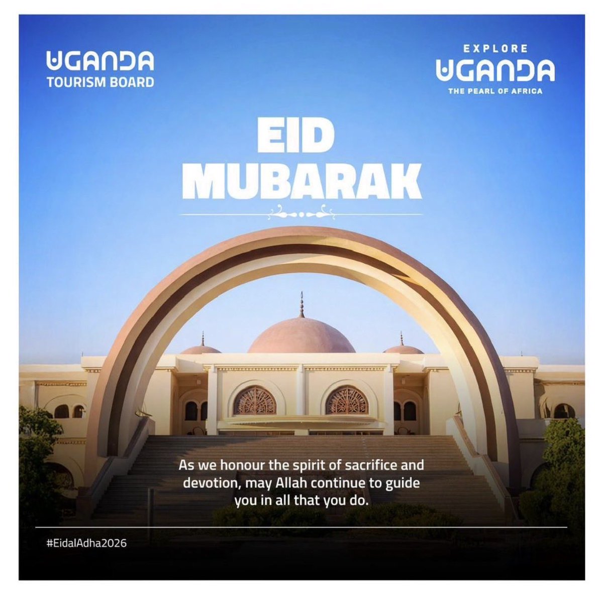 simplcious's tweet photo. Eid Mubarak to the Muslim community across the tourism sector and beyond.

To the entrepreneurs, travelers, students, government officials, industry stakeholders, and families celebrating today, may this special occasion bring peace, joy, meaningful connection, and renewed blessings.

As you celebrate with loved ones, may this day also inspire moments of discovery and unforgettable experiences across the beauty of Uganda. 

#EidMubarak #ExploreUganda