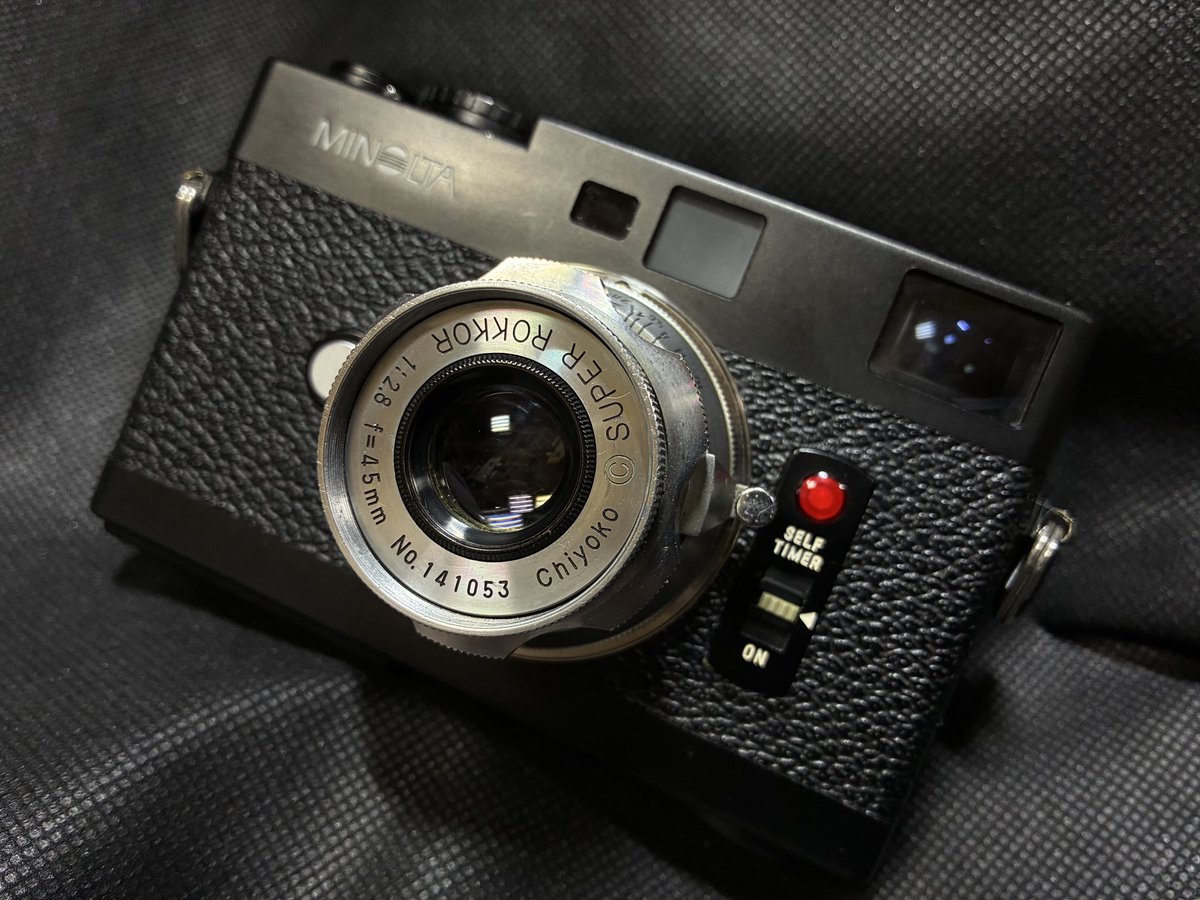 千代田光学、チヨコーのSUPER-ROKKOR 45mm f2.8買いました。あのその