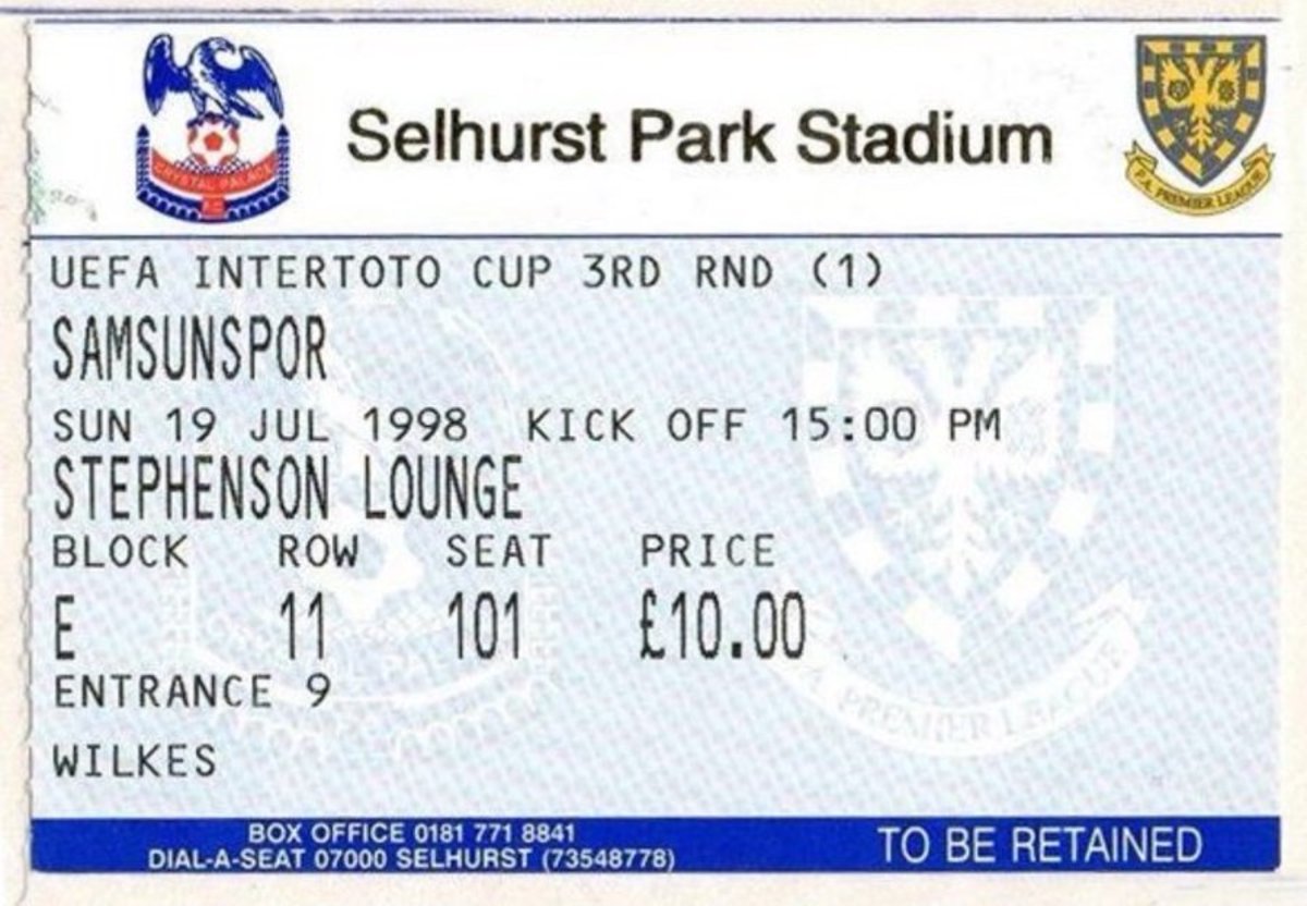 Copa90's tweet photo. Crystal Palace’s first taste of Europe came in 1998 when Terry Venables led the recently relegated Eagles into an Intertoto Cup tie against Samsunspor.

Tonight, they face Rayo Vallecano in the UEFA Conference League final and are 90 minutes away from becoming European champions.