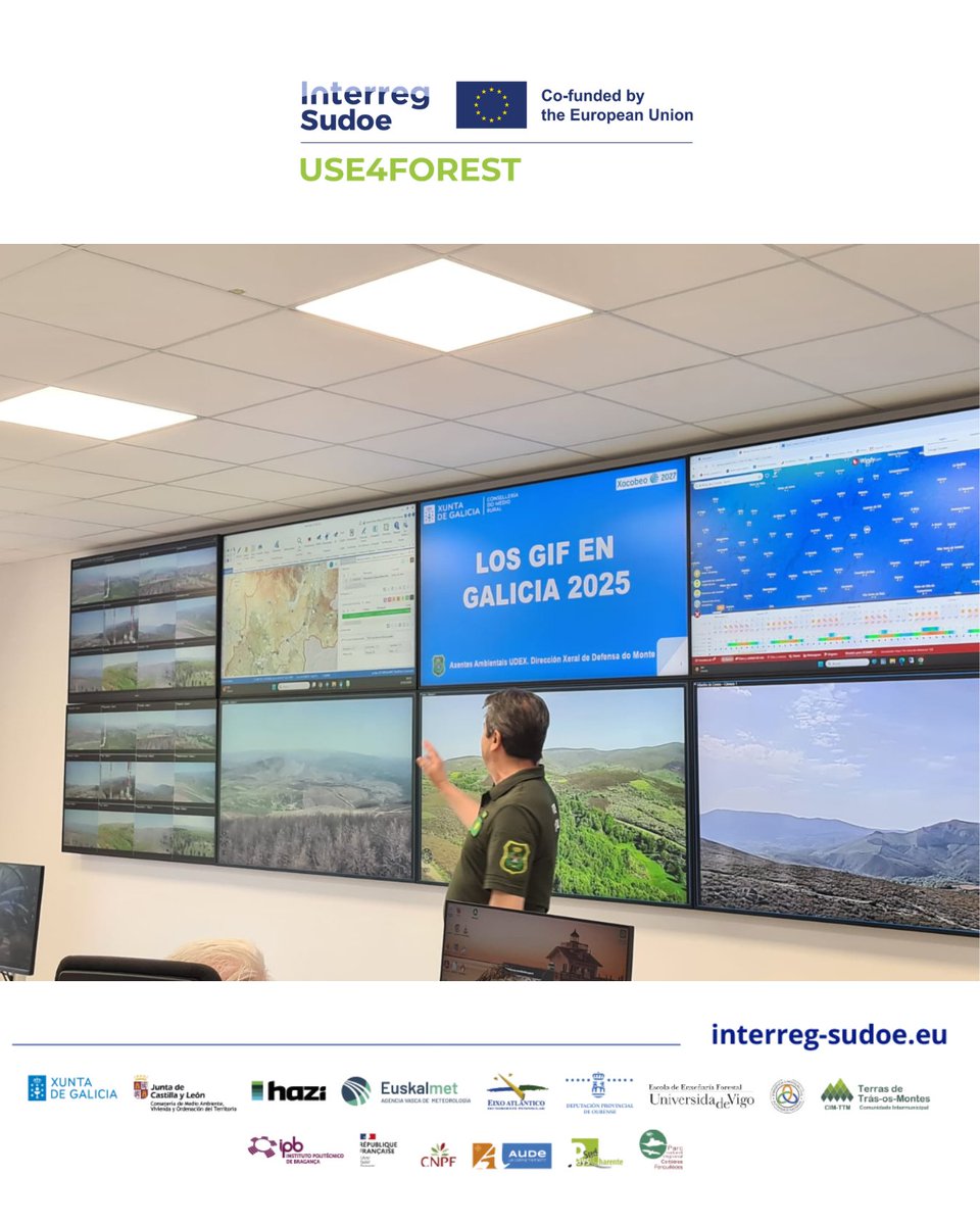 ForestUse470591's tweet photo. 🍃Los socios de USE4FOREST ya están en el Distrito de Incendios de Verín, ¡primera parada del programa! 
#USE4FOREST #Ourense https://t.co/g5LEGYG8OX