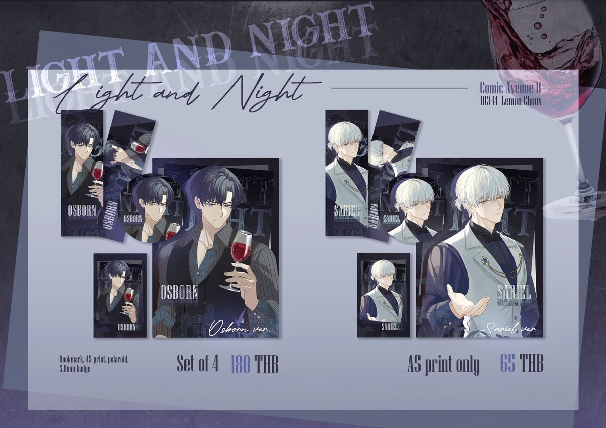 xNoahru's tweet photo. 🎉 [CA11 CATALOG &amp; PO] LEMON CHOUX 
⏰PO Time: May 27-May 28
📌 Booth: D13-14

Hello Thailand~ It's our second time at #CA11, here's the catalog for this weekend! 🫡

Full catalog &amp; PO link in my bio 📎 

💙&amp;🔁 appreciated~ 

#ComicAvenue11 #CASummer https://t.co/O742umTqBp