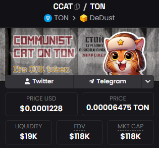 stitchdegen's tweet photo. Just found a pretty interesting meta on X

Try going to the GIF search section and type “Russia” ,  you’ll notice the results are almost completely flooded with $CCAT images. At first I thought it was just another algorithm-spam tactic to dominate visibility

But looking deeper into the TON ecosystem, it actually feels like the Russian Telegram community genuinely likes this cat and is slowly turning it into a local meme / cultural symbol of their own

What I find interesting is how active and coordinated the $CCAT Telegram community really is. This feels more like a case study of building narrative through community strength rather than relying only on charts or KOL attention

The fact that their GIFs are dominating the “Russia” keyword on X shows they’ve figured out how to leverage the platform’s discovery algorithm to expand recognition. At this point, $CCAT no longer feels like just another memecoin ticker , it’s slowly becoming an identity for a segment of Telegram native users

Definitely worth watching, especially since TON is still deeply tied to Telegram and local communities

EQBpfD5q4aFgHU17KvNPN_P0QOy41MOIj2TwGX0bbAz44DNs

DYOR