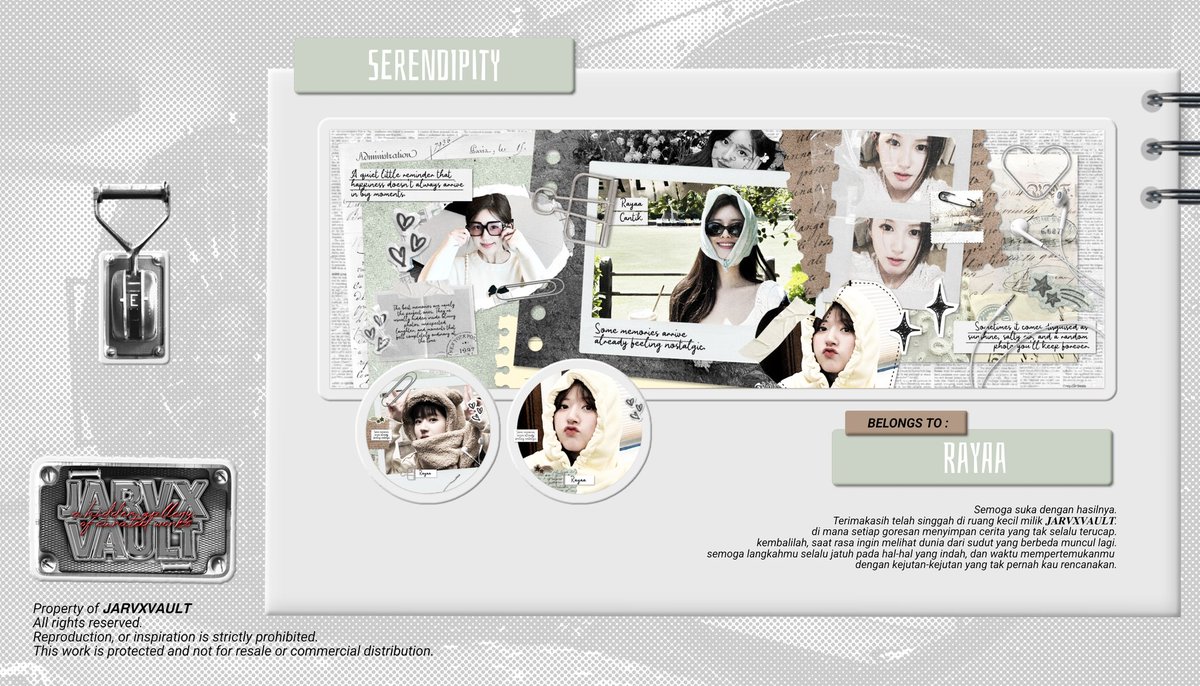 JARVXVAULT's tweet photo. HELP REPOST &amp; OSPEK!

Halo, kenalan sama katalog baru saya, namanya "SERENDIPITY" kalau ada kesamaan atau tidak aman bisa langsung DM saya yaa!! 

#bealanja https://t.co/iufBe1KQ5a