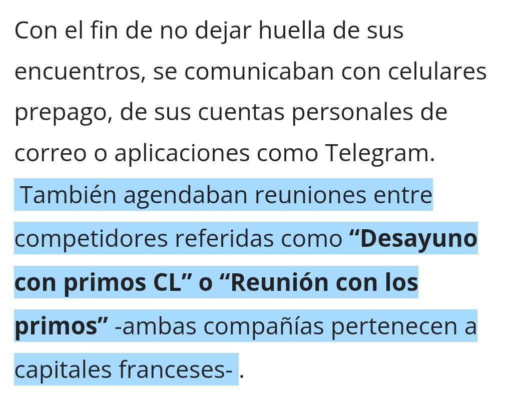 daniel_vargasd's tweet photo. Fiscalia Nacional Económica denunció colusión para repartir cuotas del mercado de licitaciones por más de 9 años.
Esto debiera sorprendernos, sin embargo en Chile es costumbre que los empresarios burlen leyes en su beneficio para después terminar siendo Ministros de Hacienda. https://t.co/VsLWud2aTm