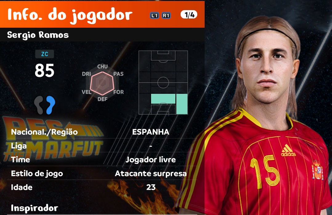 MaxPES2's tweet photo. 🇪🇸🇪🇸🇪🇸 Sergio RAMOS, Espanha, Versão WC 2006 https://t.co/qqWUjNaxYS