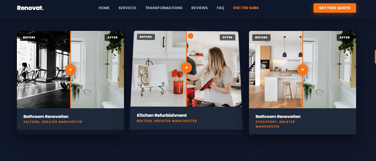 MunaProductions's tweet photo. hey everyone i recently designed a website for kitchen remodelers , and would love some feedback https://t.co/4jmbMRFNiZ