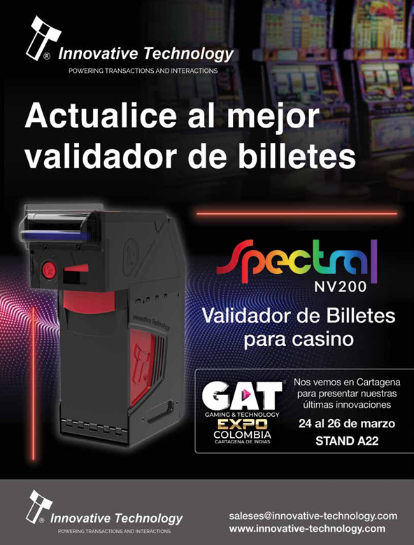 notevalidators's tweet photo. Thanks to @PeruCasino for including our piece on @gat_expo Cartagena with our trading partner @automated_Col and highlighting the NV200 Spectral casino grade bill validator. https://t.co/W51bju4hcX