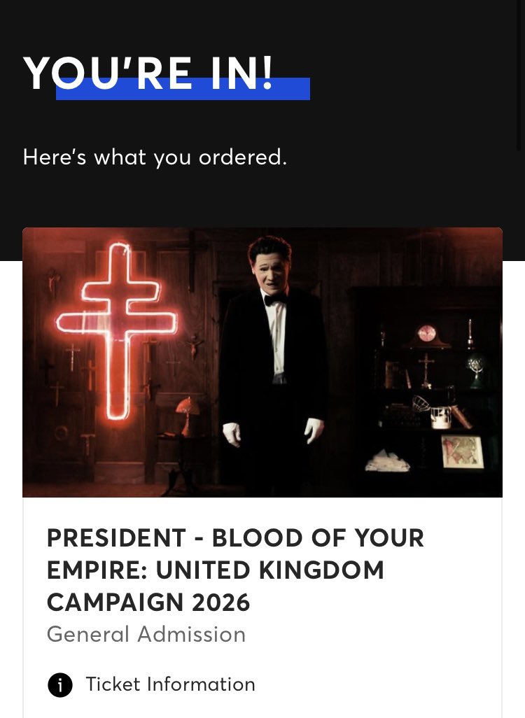 gemma20101's tweet photo. BUZZING!!🥳🥳🥳 @president_band https://t.co/v2K8vXEVdl