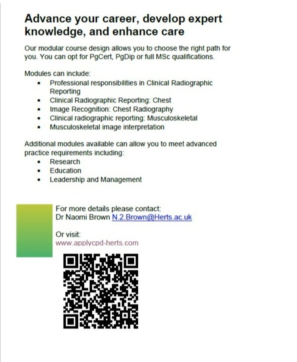 3rdyeartutor's tweet photo. Join or PG programmes in Chest or MSK reporting and build the confidence and expertise to advance your practice.

Visit https://t.co/YlwN4HuDv5 https://t.co/xY7uySexzt