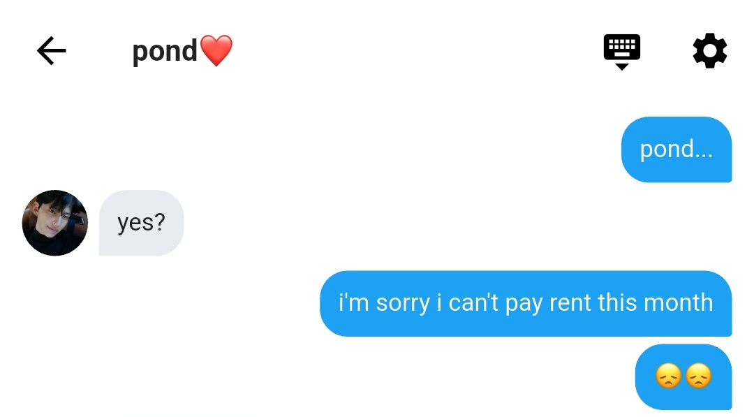 lwtguitars's tweet photo. How Pond and his characters would react to “I'm sorry I can't pay rent this month” from Phuwin : https://t.co/TWao3g6Jew