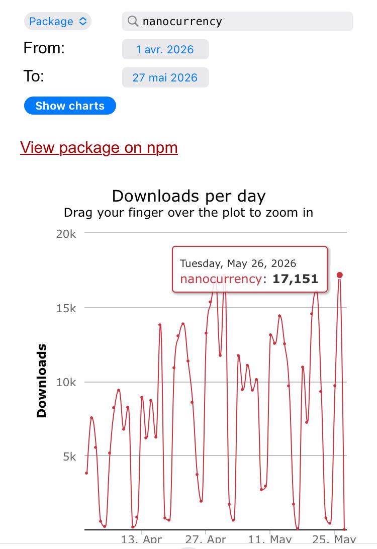 GirardGabriel5's tweet photo. daily ATH for nano:native NPM ! https://t.co/AogVDcN2Cb