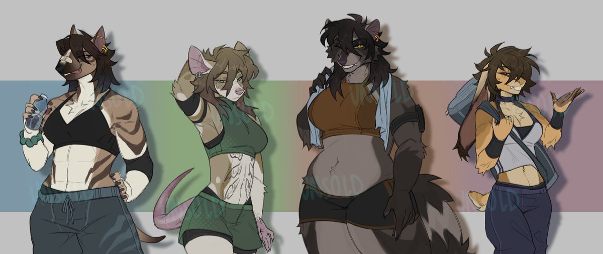 BayleyHeartwrks's tweet photo. ACTIVE WEAR BATCH ADOPTS

Looking for a new fitness-themed character? These gym trainers are ready for a home!

​Fixed Price for each is $120!
Includes: Base design + outfit-free alternative version!

​more info below! + https://t.co/gYkGcmx4Tr