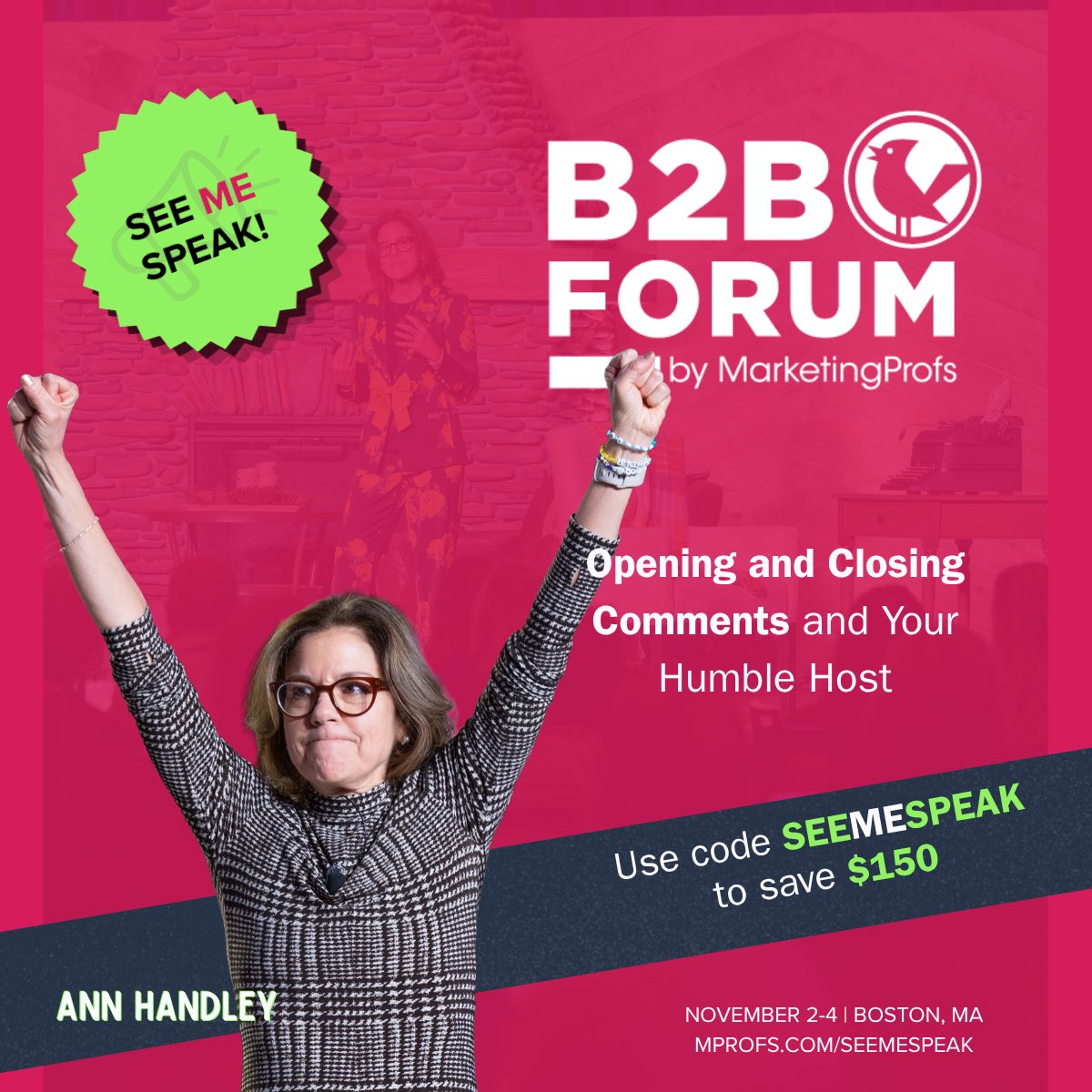 MarketingProfs's tweet photo. We’re on track to sell out and there is just a few days left to save! Prices go up June 1… reg &amp; shenanigans here: 
https://t.co/Q615HhzerR https://t.co/rSfc2rCUB3