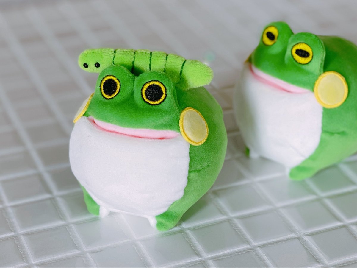Usagimaker's tweet photo. 🐸カエル(ミニサイズ)グリーン・ライトグリーン達🐸

丸っこい緑のカエル達です🌸

いもむしぬいぐるみとセットで
5/31(日)12:00〜販売の予定です🗓️

よろしくお願いします🌸

#ぬいぐるみ https://t.co/1Epd5DKHAU