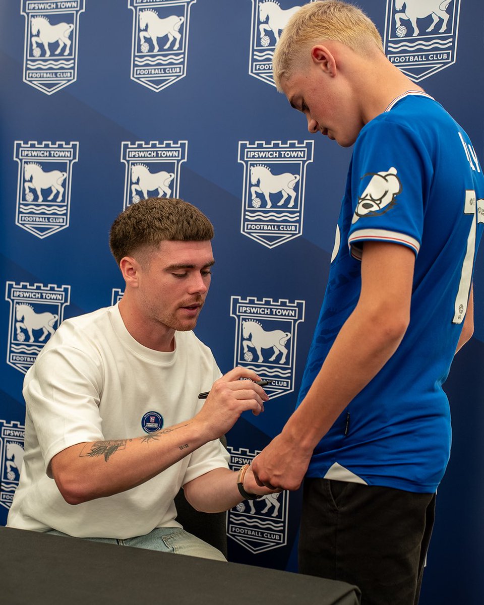 IpswichTown's tweet photo. Thank you to everyone that came to see Leif today! ✍️ 

There is plenty more to see at Lot 818! 🎪 https://t.co/KNXEekwjze