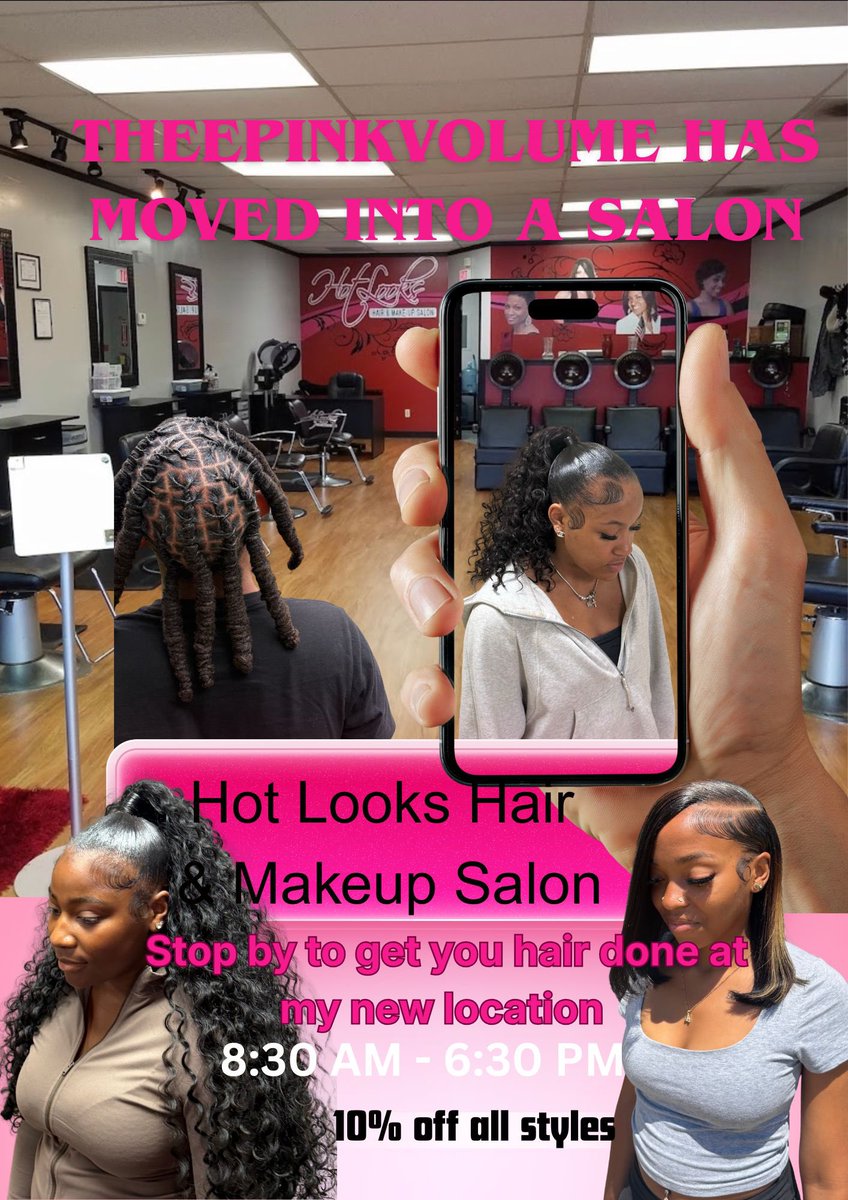 ashia_imani's tweet photo. Pull up and get your hair done 🩷🩷 https://t.co/uOSv4Mae3j