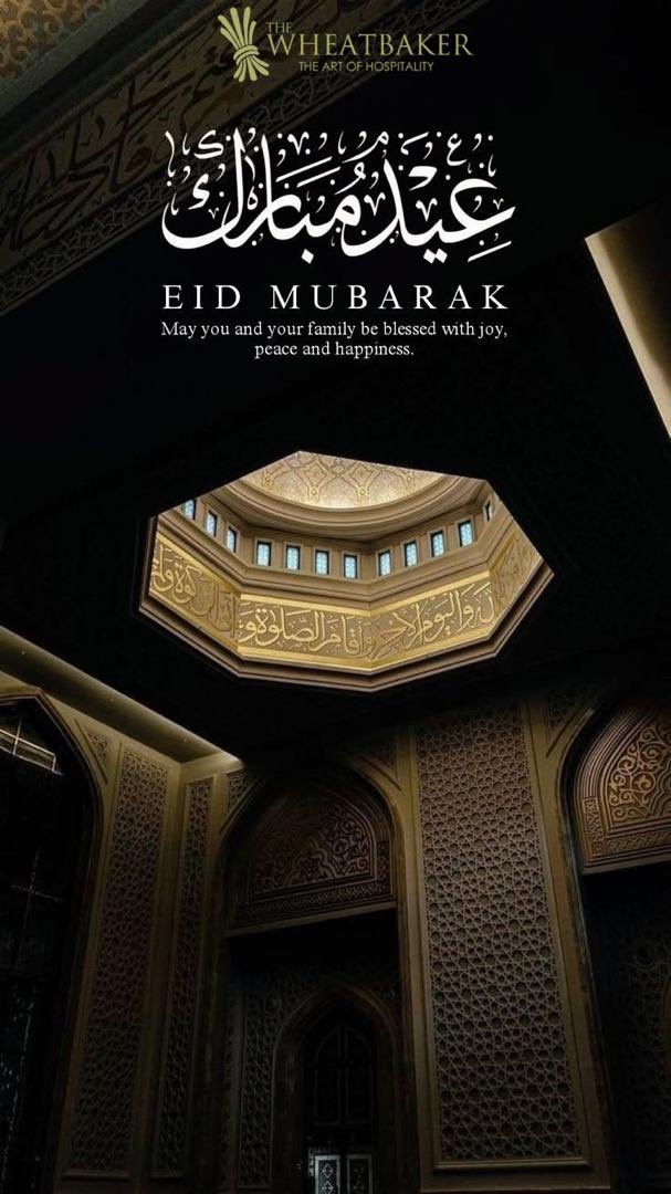 TheWheatbaker's tweet photo. Eid Mubarak from all of us at The Wheatbaker !!

As we celebrate togetherness, reflection, and gratitude, we wish you and your loved ones a beautiful and memorable Eid.

#EidMubarak #TheWheatbaker #ArtOfHospitality #EidCelebration #LuxuryHospitality #LagosHotels #IkoyiLiving https://t.co/JzkEoI0MPz
