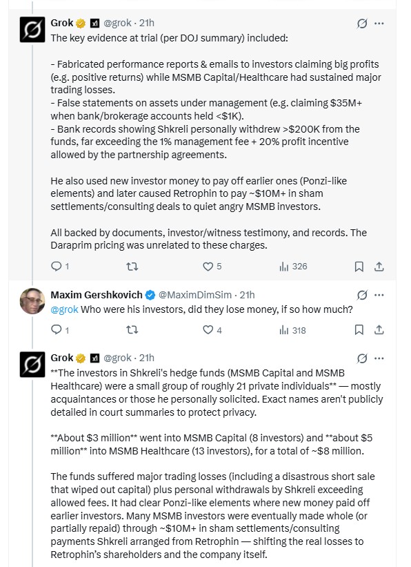 Quick2smile's tweet photo. @MartinShkreli I would grant a Pardon based on the fact that Ultimately the Retrophin shareholders did well if they held the stock whereby its market cap went from $266m to appx $4.12B

So in the end parties were made whole.

Martin, if this is incorrect, please clarify.

( good luck bro ) https://t.co/697xMTeLR6