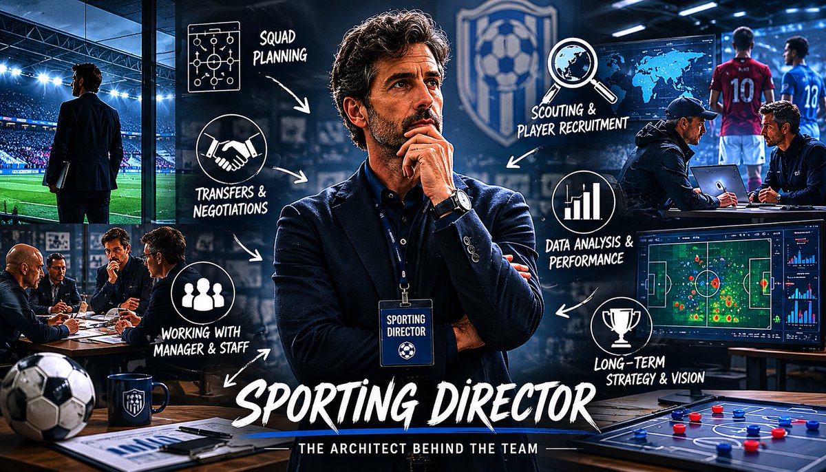 thereturnpass's tweet photo. African ⚽️ clubs need more than talent — they need structure, vision, and sustainability.

A Sporting Director builds the football identity of a club: recruitment, scouting, player development, squad planning, and long-term strategy.

Too many clubs rely on short-term decisions. https://t.co/yxvpnj8WFs