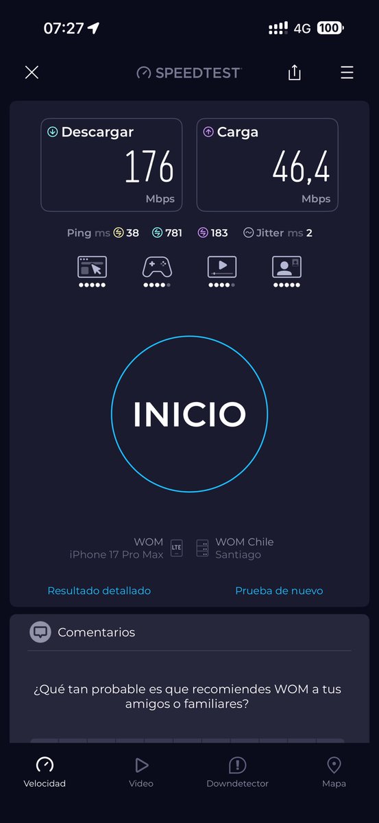 JavierRamosTech's tweet photo. Testeo de red Wom en Quellón - Chiloé, funcionando excelente, 4G superior. https://t.co/RkUx6lxJb4