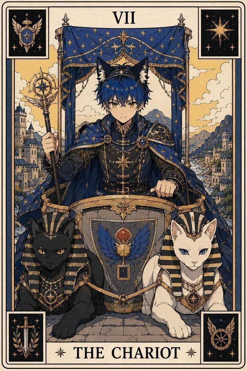 8day、 VII- THE CHARIOT #毎日タロットカード
