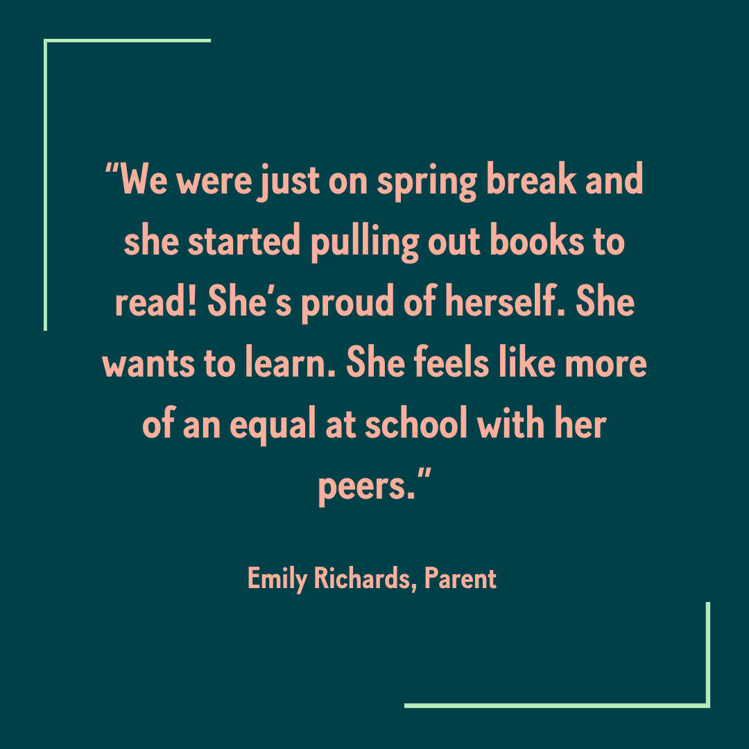 Readablenglish's tweet photo. “We are forever grateful for Readable English and what it did to help our daughter learn to read." 
We love hearing this feedback from proud parents! Try the Readable English app today and experience it for yourself!
iOS: https://t.co/ZIPsihV9yo
Android: https://t.co/3u9WiTLYNi https://t.co/zuv37eGbV3