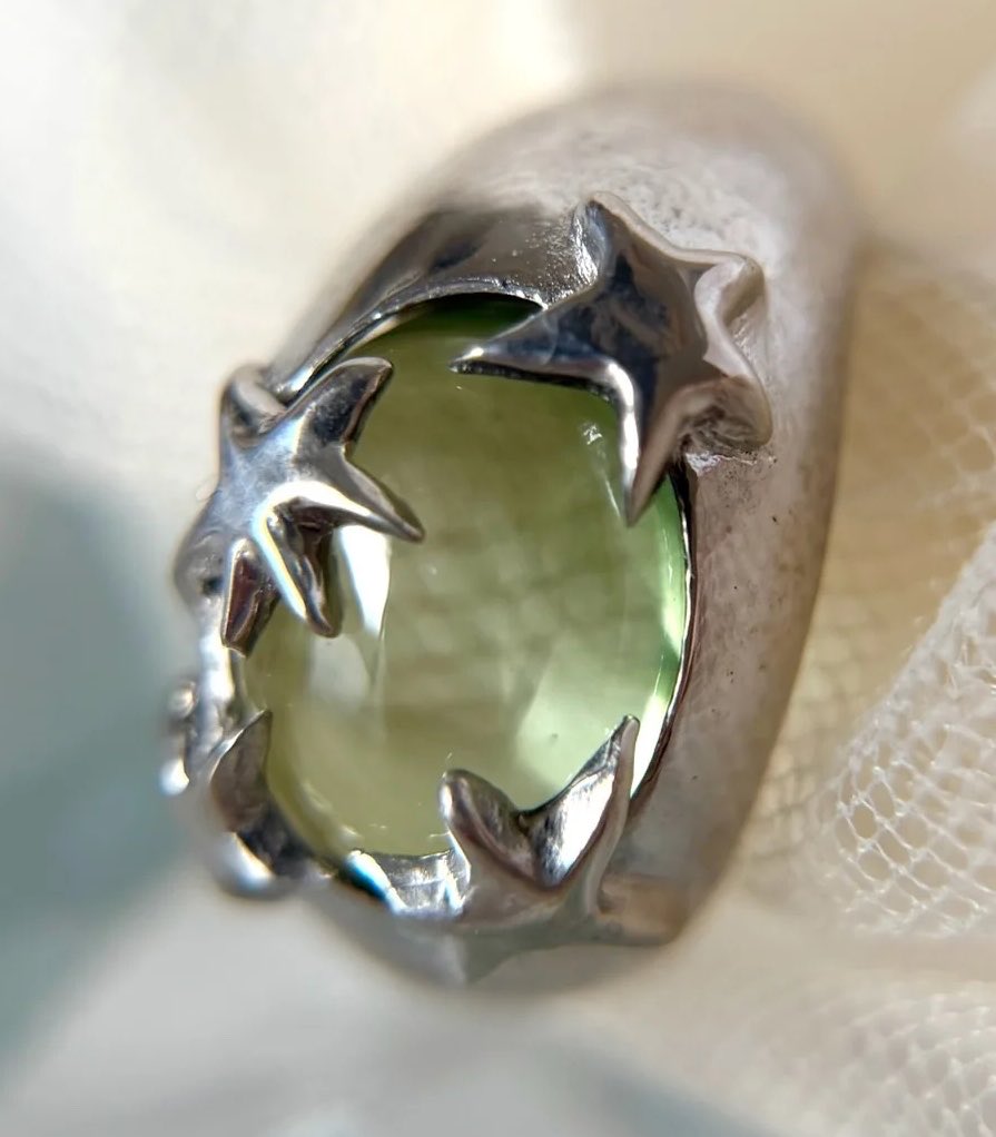 pomum_nail's tweet photo. 爽やかなパステルグリーンを星で留めたtwinkle ring✴︎
現在販売中🍐 https://t.co/XH91jj9cYb
