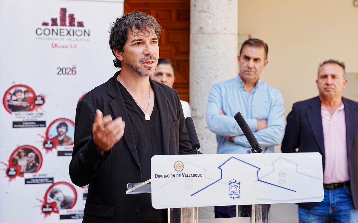 Dip_Va's tweet photo. 🍇 La provincia de Valladolid volverá a convertirse este verano en un gran escenario de vino, música y gastronomía.

🍷🎶 El presidente @Conrado_Iscar ha presentado Wine Conexión 3.0 Provincia de Valladolid.

📍Con @alimentosVALL.

🔗 https://t.co/v6yZV0B783 https://t.co/Wyfa6bpEI9
