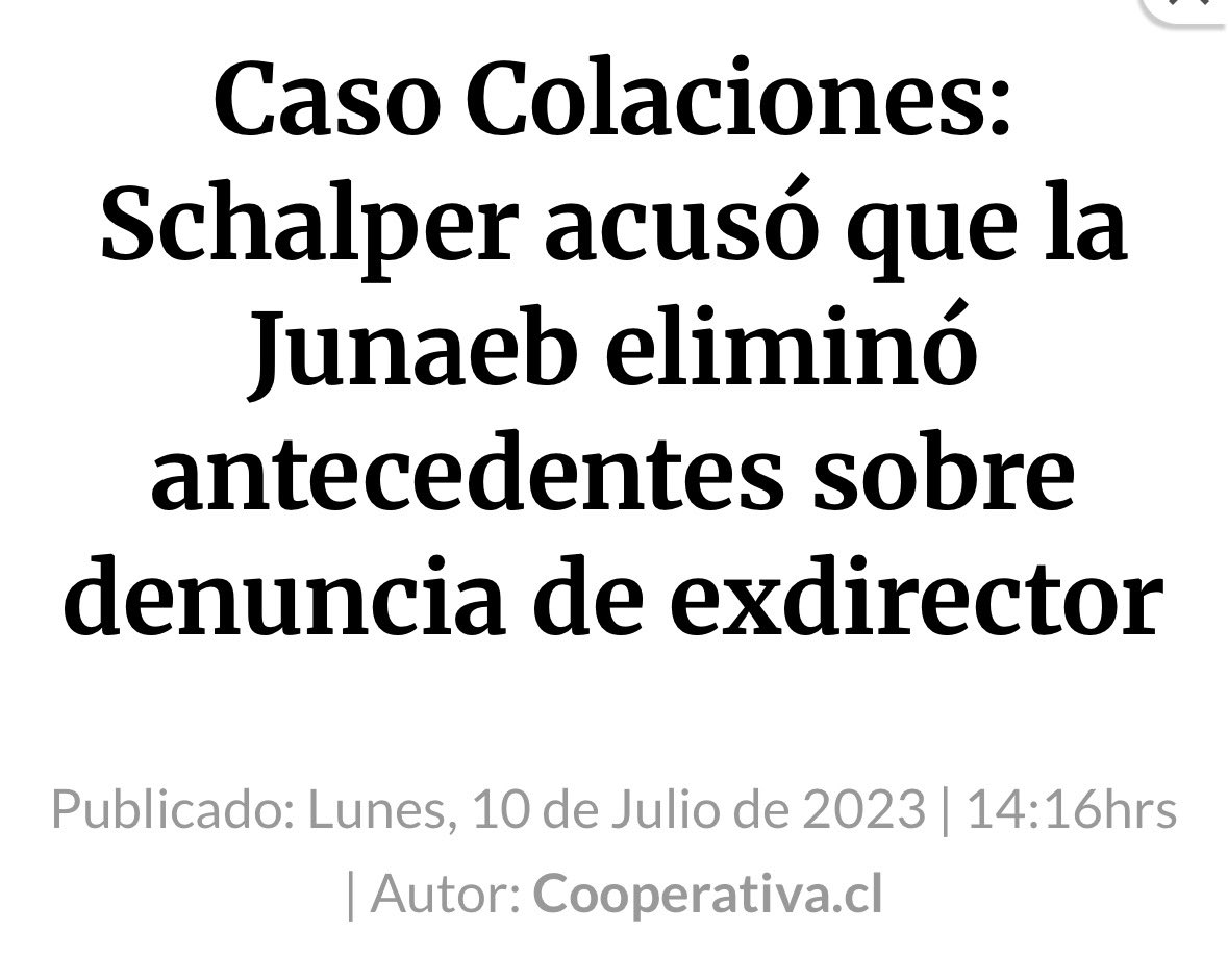 Diego Schalper 🇨🇱 tweet media