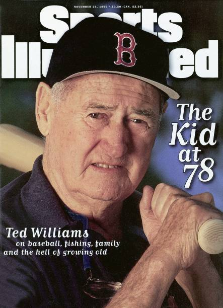 Jimfrombaseball's tweet photo. "Ted Williams, one of the greatest natural hitters of all time, was retired and giving some tips to the rookies at the Red  Sox spring training camp.
One of them asked how to tell apart a curveball from a slider when  they were coming in.
Ted Williams replied:
"Oh! That's easy.
If it's a  curveball, the red spot you see on the ball will be rotating clockwise -  if it's a changeup, counterclockwise."
They all nodded and thanked him for the tip.
One of the rookies turned to the others and said whispered:
"Now who the f***  can even see a red spot on a ball coming at you at 95 mph?"
Then Ted Williams went on to claim that he could tell exactly where on  the seams he hit a baseball.
No one believed him.
Ted was long retired at this point.
Williiams took a bat and covered the barrel with pine tar and they started throwing him some pitches.
Ted would hit and say:
"Across the seams" or "between the seams" or "across one seam"  or whatever.
They retrieved the balls and found out Ted Williams was right, EVERY single time.