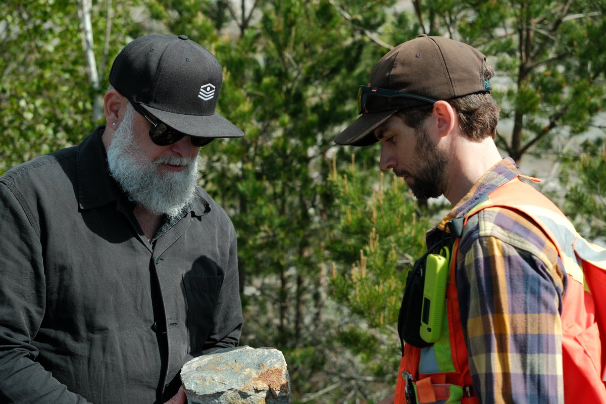 terrahutton_io's tweet photo. Last week, we visited @CrustalVentures flagship Gladhammar gold-project together with CEO Filip Manneberg Kozlowski, Exploration Manager Axel Sjöqvist and Geologist Anders Zetterqvist, a project we recently helped showcase on the Terrahutton platform.

Gladhammar sits in southeast Sweden outside the traditional Bergslagen belt, in what's increasingly interpreted as an emerging IOCG (iron oxide copper gold) corridor. The district has a documented mining history going back centuries, but in modern exploration terms it remains largely underexplored. Throughout the day, the team walked us through the geology, historical mine workings, and the current exploration thinking shaping the project today. We also got hands-on experience in the field, examining mineralised outcrops and collecting rock samples.

In addition, we tried some traditional gold panning in the nearby streams, where Axel stayed true to the profession and managed to find visible gold grains.

A fascinating day in one of Sweden's oldest mining districts together with a passionate team working to better understand its future potential.