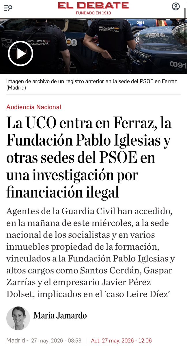 IdiazAyuso's tweet photo. Sánchez: “No convoco elecciones por la estabilidad”. https://t.co/UskMNJSB8x