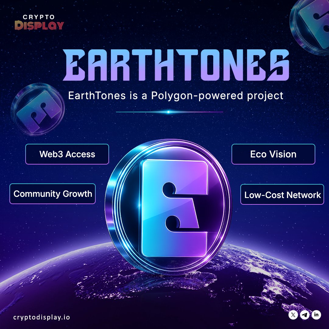 CryptoDisplayio's tweet photo. EarthTones Ongoing Project 

Built on the Polygon blockchain, $JADE brings a utility-driven Web3 vision focused on real ecosystem value.

For More - https://t.co/Te2fQHPl9h 

#CryptoDisplay #token #EarthTones #Crypto #Web3 #CryptoCommunity #JADE https://t.co/wj1cmpmj3n