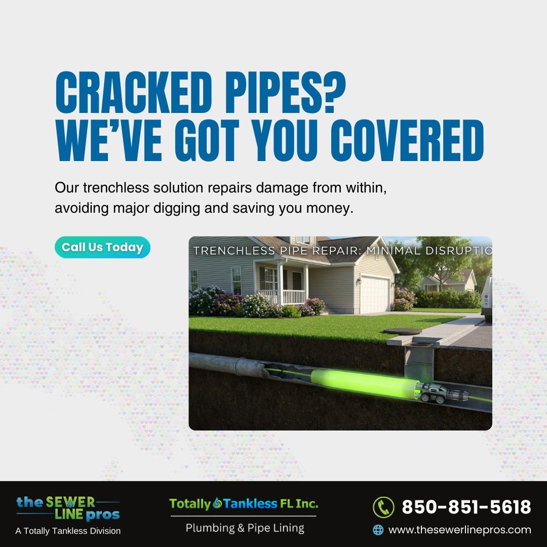 SewerLinePros's tweet photo. 🚀 Fast pipe #repairs without the mess 🔧

Our trenchless repair solutions restore damaged pipes quickly and efficiently—without costly excavation or major disruption to your property 🌿💧✨

📞 Call: (850) 851-5618
🌐 Visit: https://t.co/3d4o6vy3eH

#Panama https://t.co/1Bjblo7OA2