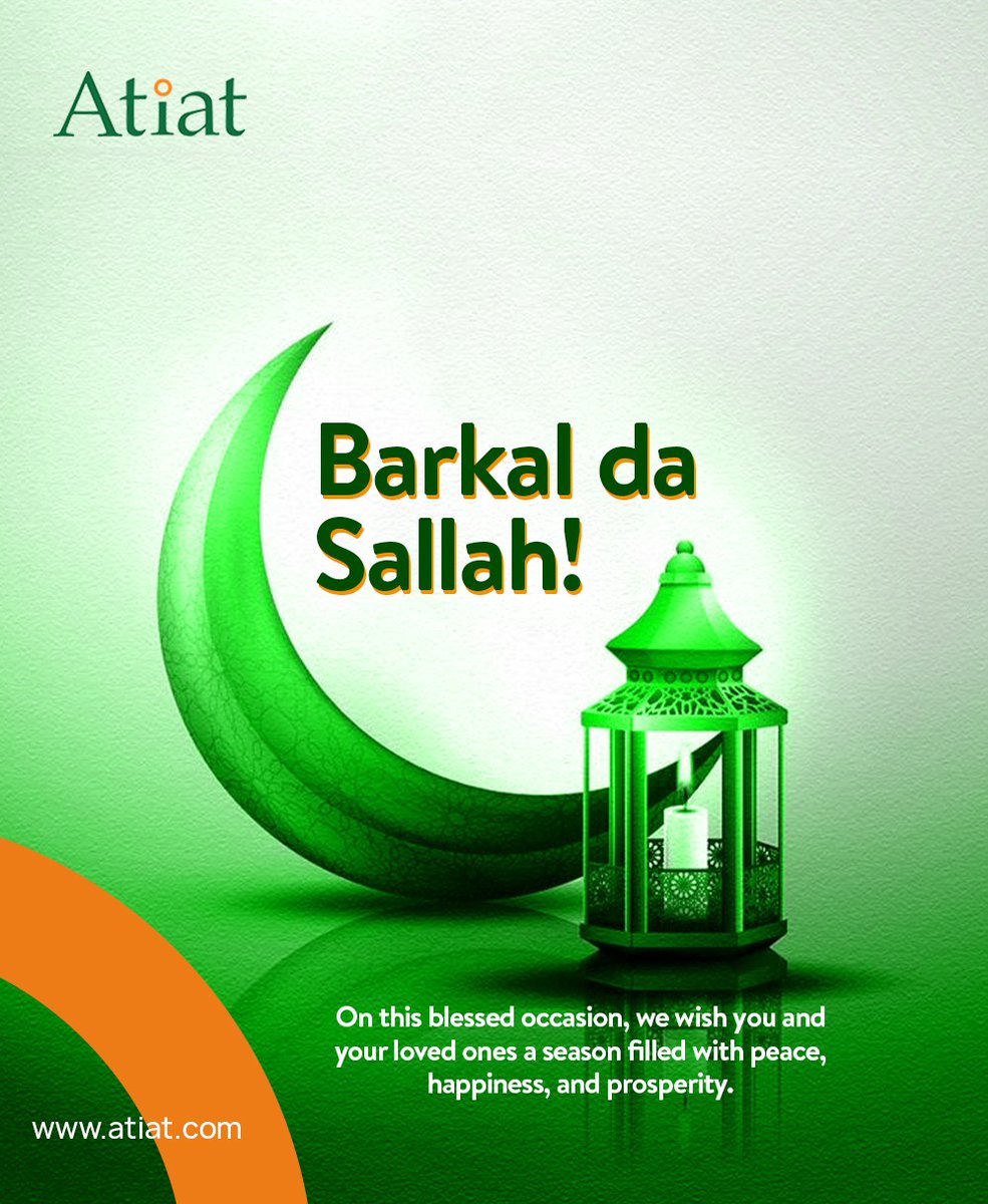 AtiatLeasingLtd's tweet photo. As we celebrate Eid El-Kabir, may your days be blessed with happiness, prosperity, and peace.

#Atiatlimited https://t.co/Bs3EQy29JH