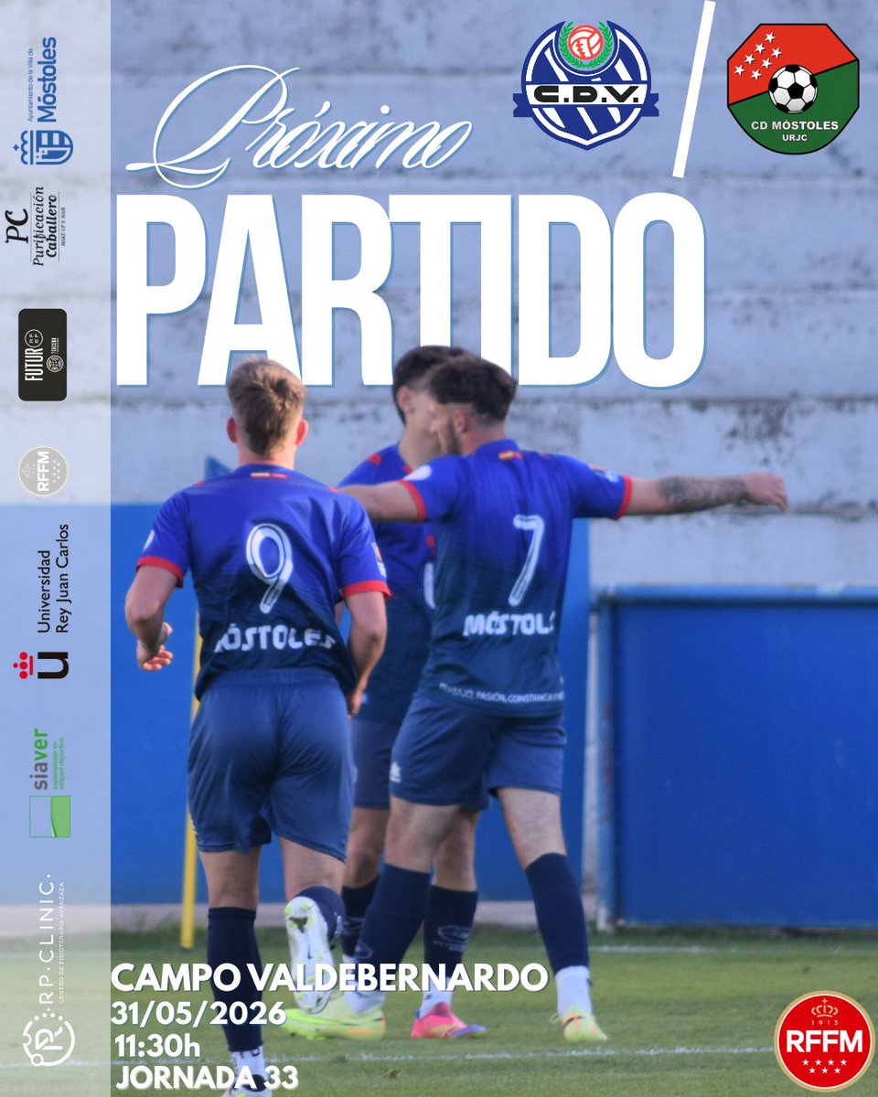 CanteraMostoles's tweet photo. 💙TODOS CON NUESTRO 𝔽𝕀𝕃𝕀𝔸𝕃💙

vs. 
@CDVicalvaro 

🗓️ domingo 31 de mayo | 11:30h

📍 Campos de Valdebernardo

⚠️Necesitamos hacernos notar en las gradas que los nuestros se sientan locales⚠️

💙 𝓥𝓐𝓜𝓞𝓢 𝓐𝓩𝓤𝓛𝓞N𝓔𝓢 💙

#VamosMiMóstoles #Imparables #CanteraCDMóstoles https://t.co/FwZqFPUscE