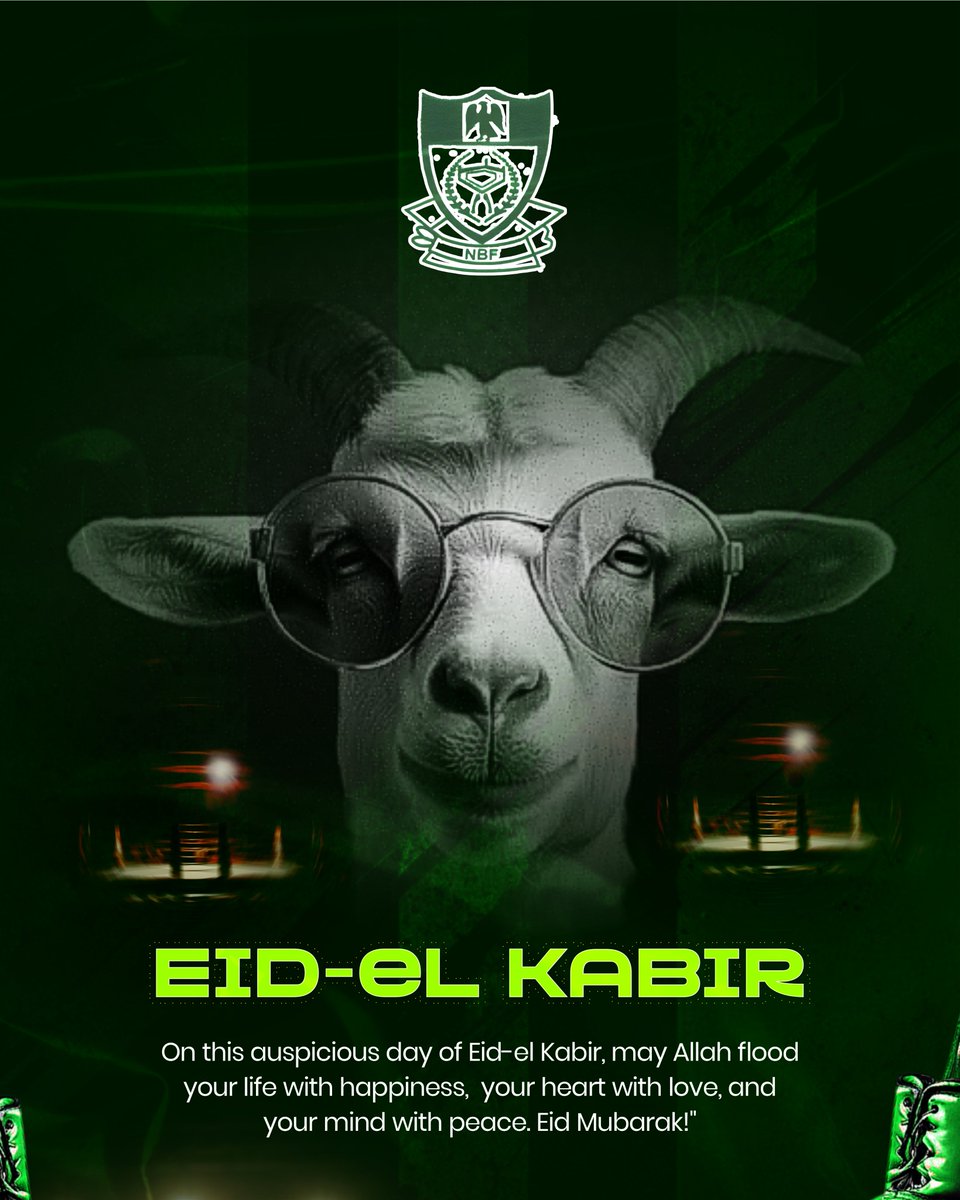 nigeriaboxing's tweet photo. 🌙🥊 Eid Mubarak from the Nigeria Boxing Federation 🥊🌙

As we celebrate the blessed occasion of Eid-el-Kabir, may Allah fill your hearts with peace, your homes https://t.co/xrb46wUwKG