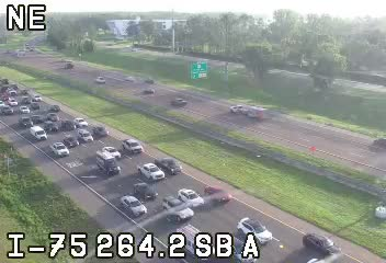TimWronka's tweet photo. Heads up on I-75: There's a crash southbound before I-4 in Tampa. Two lanes blocked as of 7:44 AM. Delays back to Bruce B Downs Blvd. Updates on @BN9 https://t.co/OR559eIDoA