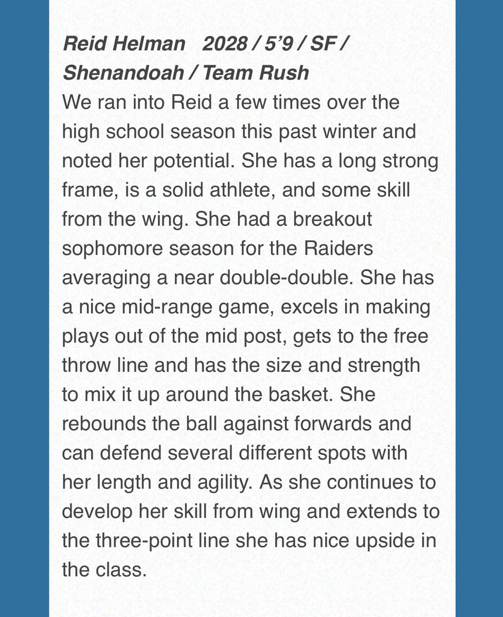 LadyJrLegends's tweet photo. A couple of our girls getting noticed at @USJN The Smoke. Thank you @coachbeckett for the write up on these two. @RushTeam76639 https://t.co/q9wqdrcjNz