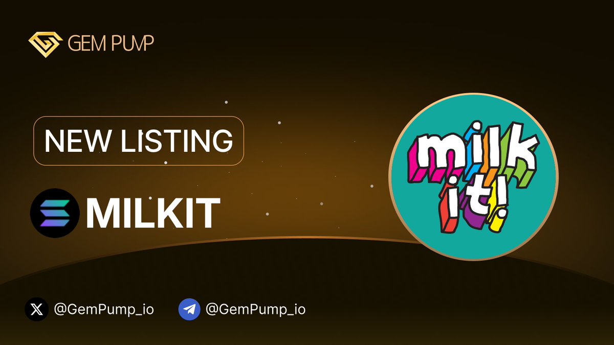 Gempump_io's tweet photo. ๐ #MILKIT listed on https://t.co/0O39wVbuPx
๐ CA: DsuiBdiEKHxgYtjE1fDLnbyJ4jUXW2B1Dc1NFY2Fpump
๐ TG๏ผhttps://t.co/cWzn57Z65l
โ๏ธ X๏ผhttps://t.co/dfMVIs9lQX
๐ GemPump๏ผhttps://t.co/g1taElgaD3
#NewListing #GemPump #100xGem https://t.co/pE0knGRd8M